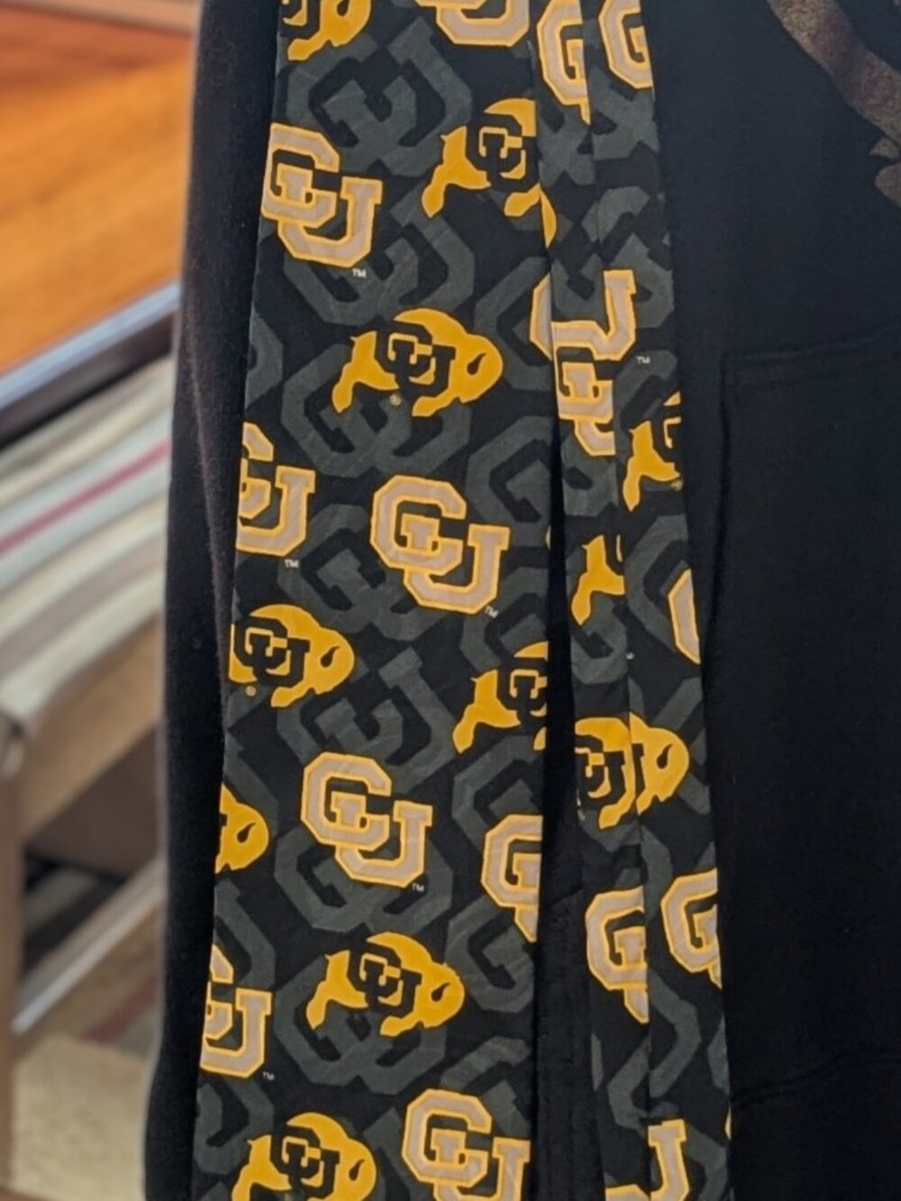 University of Colorado Buffs All Silk Licensed Merchandise Necktie